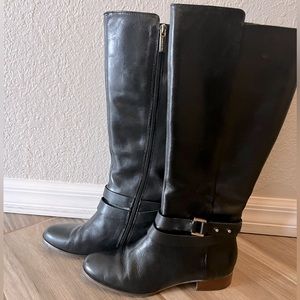 Black knee high boots size 8.5